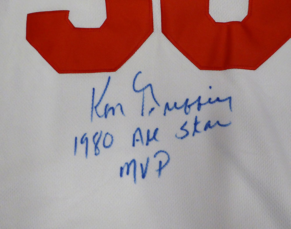 Cincinnati Reds Ken Griffey Sr. Autographed White Jersey "1980 All Star MVP" Beckett BAS QR #BU86718