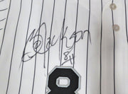 Chicago White Sox Bo Jackson Autographed White Authentic Majestic Jersey Beckett BAS #C65006