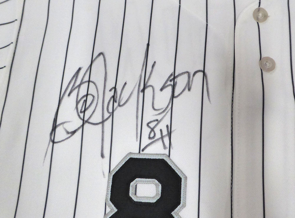 Chicago White Sox Bo Jackson Autographed White Authentic Majestic Jersey Beckett BAS #C65006