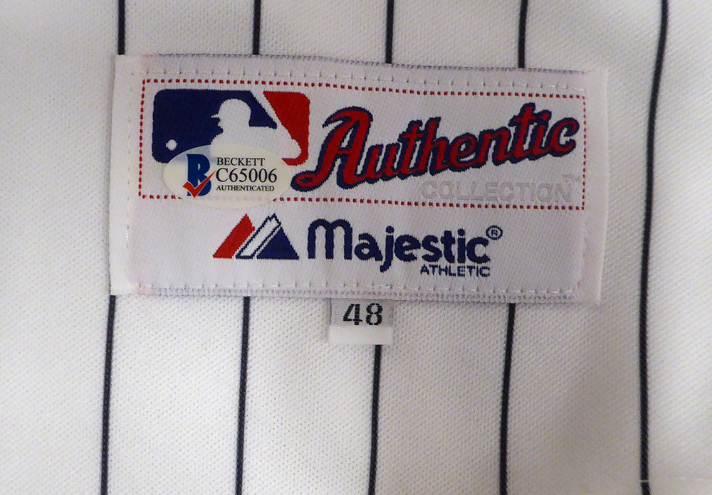 Chicago White Sox Bo Jackson Autographed White Authentic Majestic Jersey Beckett BAS #C65006