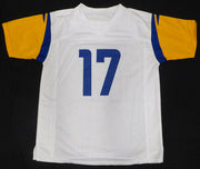 Los Angeles Rams Davante Adams Autographed White Jersey Beckett BAS QR #4W061856