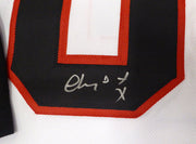 Christmas Vacation Chevy Chase Autographed White Jersey Clark Griswold Beckett BAS QR #BS70646