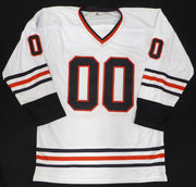 Christmas Vacation Chevy Chase Autographed White Jersey Clark Griswold Beckett BAS QR #BS70646