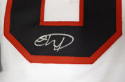 Christmas Vacation Chevy Chase Autographed White Jersey Clark Griswold Beckett BAS QR #BS70515