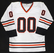 Christmas Vacation Chevy Chase Autographed White Jersey Clark Griswold Beckett BAS QR #BS70515