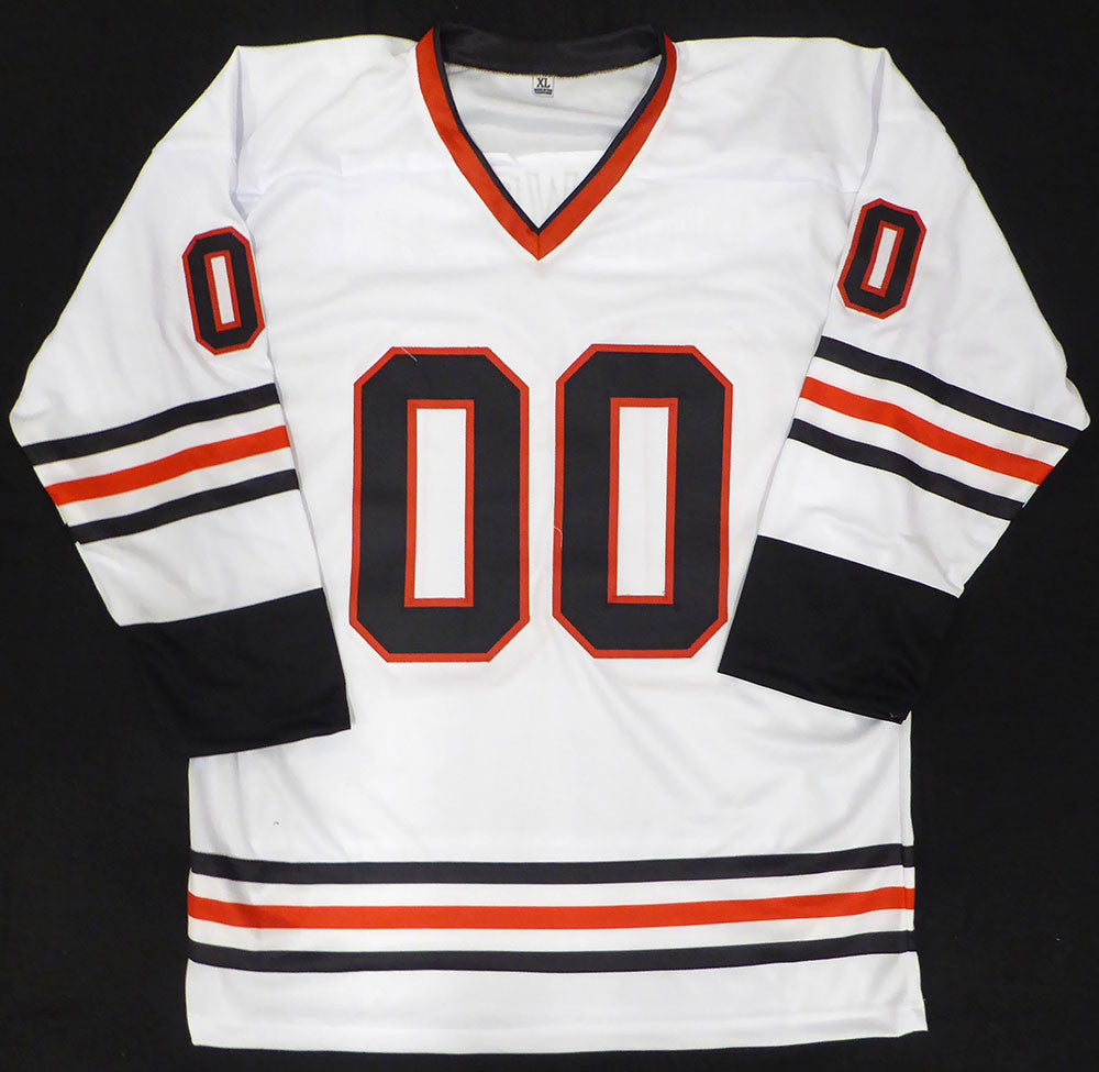 Christmas Vacation Chevy Chase Autographed White Jersey Clark Griswold Beckett BAS QR #BS70515