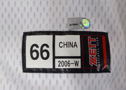 Hongbo Zhang China 2006 WBC Game Worn Jersey Unsigned MLB Holo #BB000427