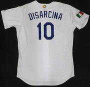 Gary Disarcina Italy 2006 WBC Game Worn White Jersey Unsigned MLB Holo #BB020239