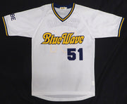 Orix Blue Wave Ichiro Suzuki Autographed White Kooy Jersey JSA #ZZ13957