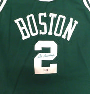 Boston Celtics Red Auerbach Autographed Green Jersey Beckett BAS QR #BS30065
