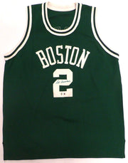 Boston Celtics Red Auerbach Autographed Green Jersey Beckett BAS QR #BS30065