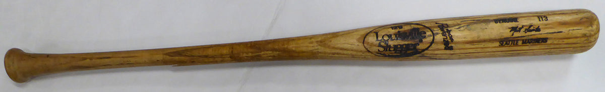 Matt Sinatro Unsigned Game Used Bat Louisville Slugger I13 Seattle Mariners SKU #253144
