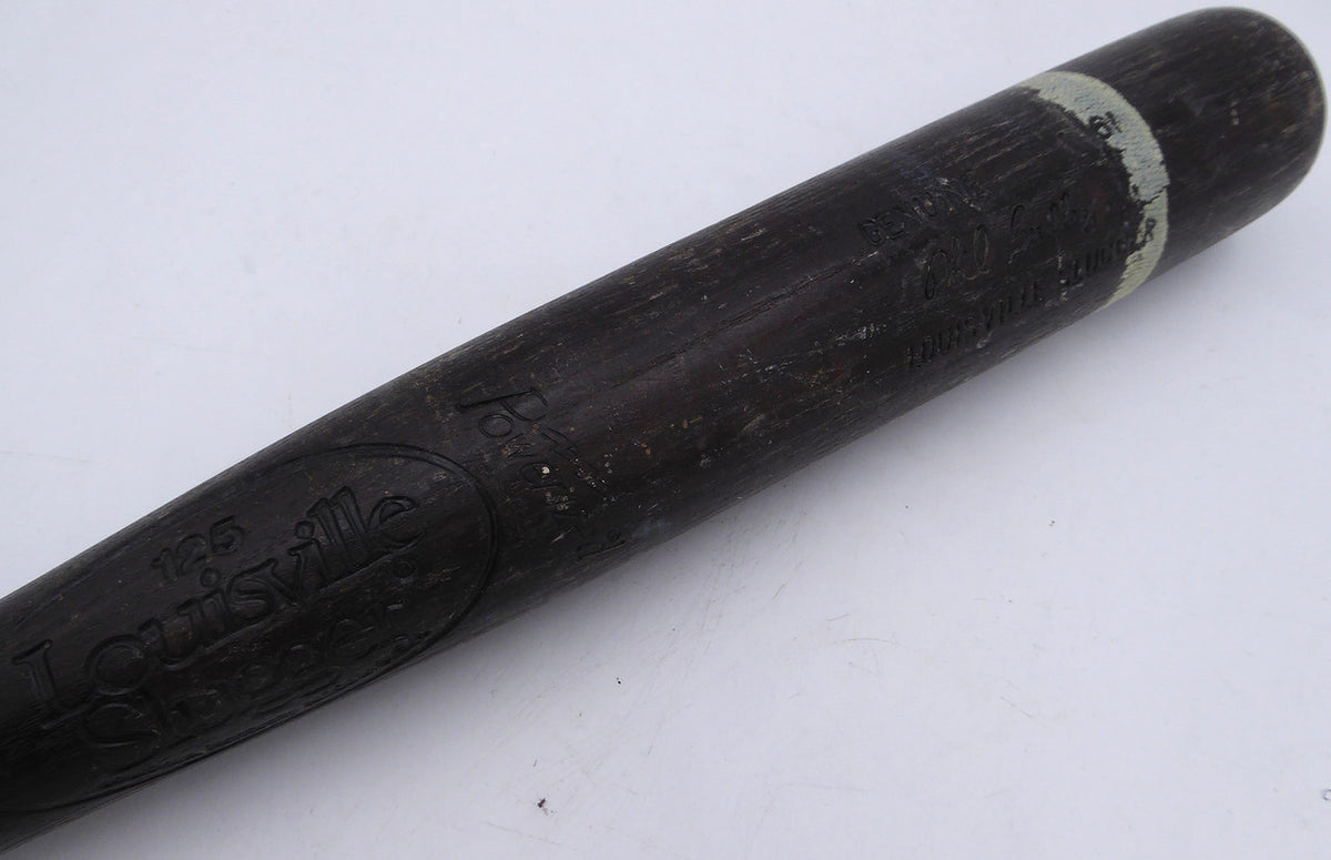 Phil Bradley Unsigned Game Used Bat Louisville Slugger R161 Seattle Mariners SKU #253153