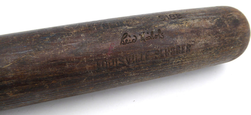 Reid Nichols Unsigned Game Used Bat Louisville Slugger S188 Boston Red Sox SKU #253154