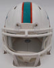 Raheem Mosert Autographed White Speed Mini Helmet Miami Dolphins Beckett BAS QR #1W038670
