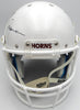 Quinn Ewers Autographed White Full Size Replica Helmet Texas Longhorns Beckett BAS QR #WT22502