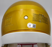 Clyde Edwards-Helaire Autographed Kansas City Chiefs Flash Gold Authentic Full Size Speed Helmet Beckett BAS QR #WK21042