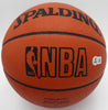 Dolph Schayes Autographed Official NBA Leather Basketball Philadelphia 76ers "HOF 72 NBA at 50 Team" Beckett BAS QR #BN14526
