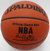 Dolph Schayes Autographed Official NBA Leather Basketball Philadelphia 76ers "HOF 72 NBA at 50 Team" Beckett BAS QR #BN14526