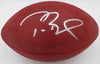 Tom Brady Autographed NFL Leather Football New England Patriots Fanatics Holo #AA0104248