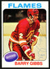 Barry Gibbs Autographed 1975-76 Topps Card #214 Atlanta Flames SKU #149966