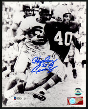 Howard "Hopalong" Cassady Autographed 8x10 Photo Detroit Lions Beckett BAS Stock #152900