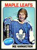 Inge Hammarstrom Autographed 1975-76 Topps Card #168 Toronto Maple Leafs SKU #150204