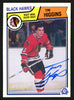 Tim Higgins Autographed 1983-84 O-Pee-Chee Card #104 Chicago Blackhawks SKU #150216