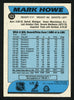 Mark Howe Autographed 1986-87 O-Pee-Chee Card #123 Philadelphia Flyers SKU #151997