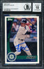Ichiro Suzuki Autographed 2002 Topps Post Card #9 Seattle Mariners Auto Grade 10 Beckett BAS #12491005
