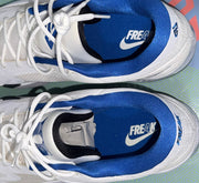 Giannis Antetokounmpo Autographed 2022 Player Exclusive (PE) Promo Kentucky Nike Zoom Freak 4 NCAA Shoes Size 16 (With Box) Beckett BAS Witness #3W395063 & #3W395064