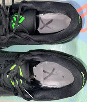 Giannis Antetokounmpo Autographed 2024 Player Exclusive (PE) Promo Black Nike Zoom Freak 6 Shoes Bucks Size 17 Beckett BAS Witness Stock #252733
