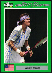 Kathy Jordan Autographed 1991 NetPro Tour Star Card #79 SKU #148269