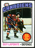 Guy LaPointe Autographed 1976-77 Topps Card #223 Montreal Canadiens SKU #150193