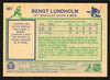 Bengt Lundholm Autographed 1983-84 O-Pee-Chee Card #387 Winnipeg Jets SKU #151386