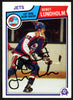 Bengt Lundholm Autographed 1983-84 O-Pee-Chee Card #387 Winnipeg Jets SKU #151386