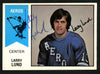 Larry Lund Autographed 1974-75 WHA O-Pee-Chee Card #22 Houston Aeros SKU #151907