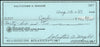Sal Maglie Autographed 3x6 Check Brooklyn Dodgers, New York Yankees SKU #147867