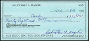 Sal Maglie Autographed 3x6 Check Brooklyn Dodgers, New York Yankees SKU #147868