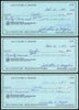 Sal Maglie Autographed 3x6 Check Brooklyn Dodgers, New York Yankees Lot Of 30 SKU #147841