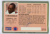 Tim McDonald Autographed 1990 Action Packed Card #215 Phoenix Cardinals SKU #134703