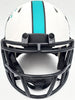 Mercury Morris Autographed Miami Dolphins Lunar Eclipse White Speed Mini Helmet "1972 17-0" Beckett BAS QR Stock #194065