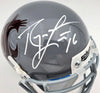 Ryan Leaf Autographed Washington State Cougars Gray Schutt Mini Helmet Beckett BAS QR Stock #193978