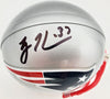 Rodney Harrison Autographed New England Patriots Silver Mini Helmet Beckett BAS QR Stock #193939