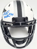 Herschel Walker Autographed Dallas Cowboys Lunar Eclipse White Speed Mini Helmet Beckett BAS QR Stock #193846