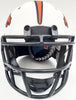 Steve Atwater Autographed Denver Broncos Lunar Eclipse White Speed Mini Helmet Beckett BAS QR Stock #192620