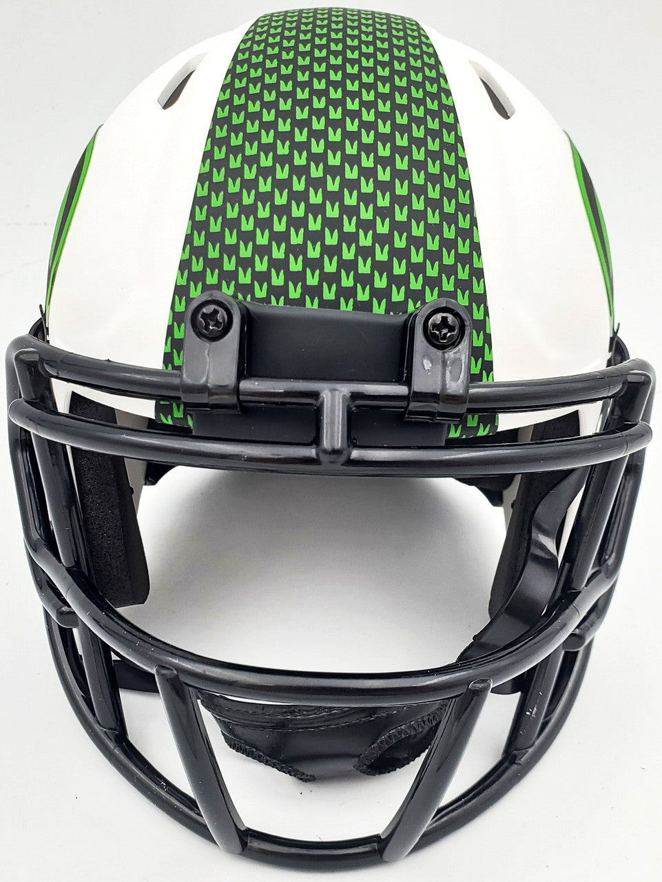 Unsigned Seattle Seahawks Lunar Eclipse White Speed Mini Helmet Stock #192180