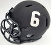 Devonta Smith Autographed Alabama Crimson Tide Eclipse Black Speed Mini Helmet "Heisman 2020" Beckett BAS Stock #191981