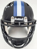 Zach Wilson Autographed BYU Cougars Matte Black Speed Mini Helmet Beckett BAS Stock #191116