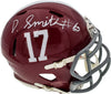 Devonta Smith Autographed Alabama Crimson Tide Speed Mini Helmet Beckett BAS Stock #189551